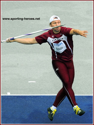 Ainars Kovals - Latvia - 2009 World Champs Javelin finalist.