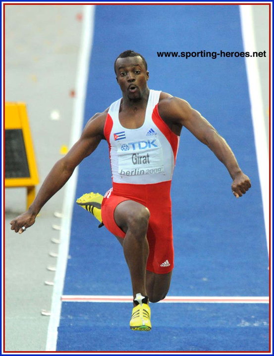 Arnie David GIRAT Triple Jump results at Olympics & World