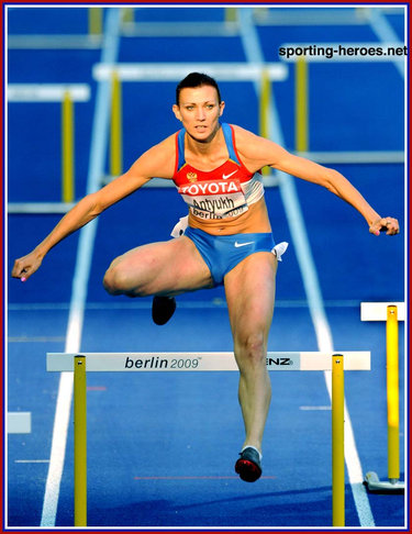 Natalya Antyukh - Russia - 6th in the 400m Hurdles at 2009 World Champs