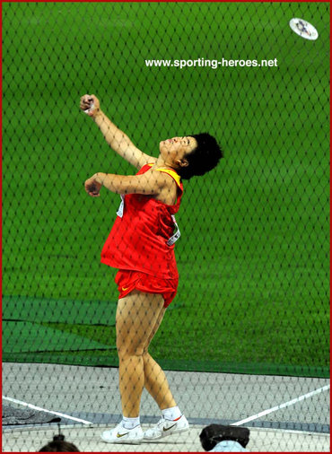 Aimin Song - China - Olympic Games and World Championship discus finalist.