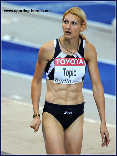 Biljana Topic - Serbia - 4th in the Triple Jump at the 2009 World Championships.