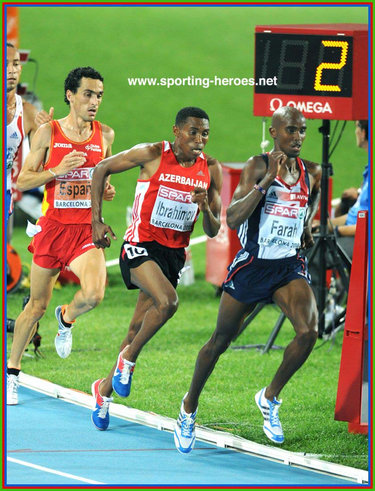 Hayle Ibrahimov - Azerbaijan - 2010 European Championships 5000m bronze (result)
