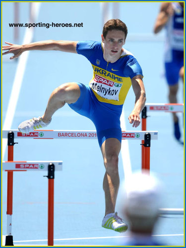 Stanislav Melnykov - Ukraine - 2010 European Championships 400m Hurdles bronze.