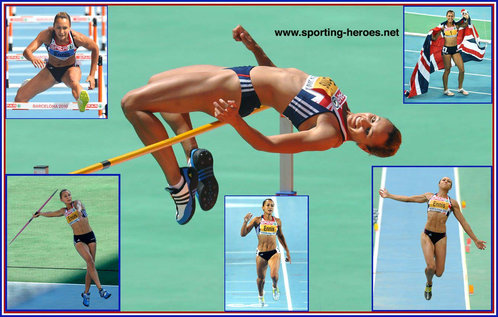 Jessica ENNIS-HILL - Great Britain & N.I. - 2010 European Championships Heptathlon Gold.