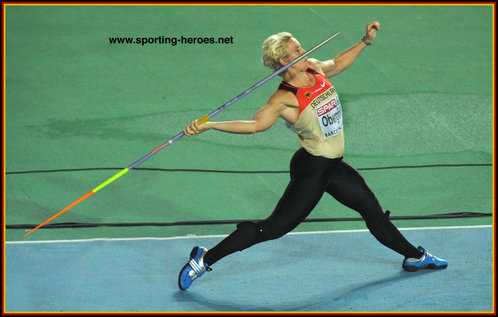 Christina Obergfoll - Germany - 2010 European Championships Javelin silver.