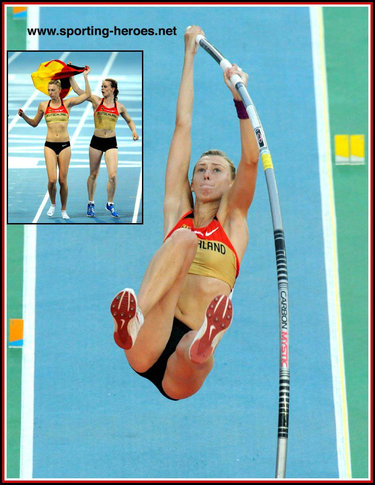 Lisa Ryzih - Germany - 2010 European Championships Pole Vault bronze.