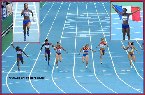 Myriam Soumare - France - 2010: European Championships 200m Gold, 100m broonze.