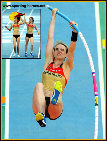Silke Spiegelburg - Germany - 2010 European Champs Pole Vault silver.