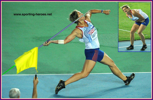 Barbora Spotakova - Czech Republic - 2010 European Championships Javelin bronze.