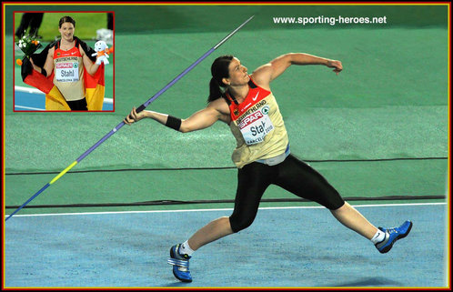 Linda Stahl - Germany - 2010 European Championships Javelin Gold.