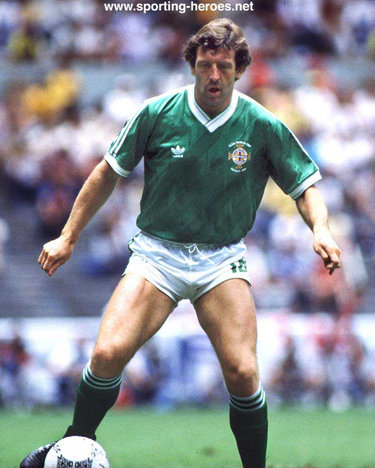 Gerry Armstrong - Northern Ireland - Northern Ireland International Football Caps.