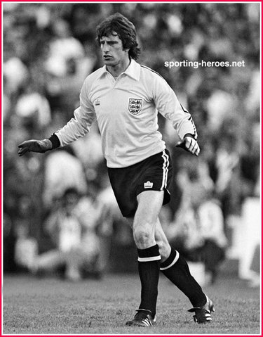 Ray Clemence - England - International Football Caps.