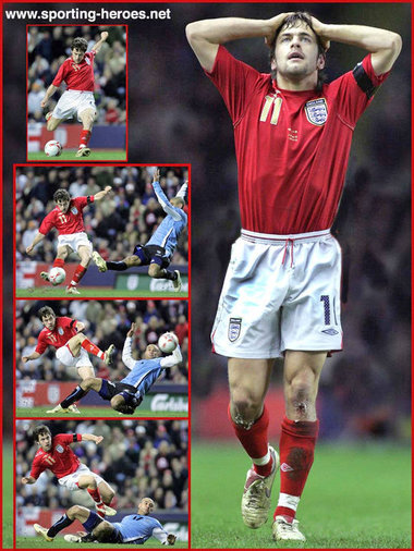 Joe Cole - England - International football caps for England.