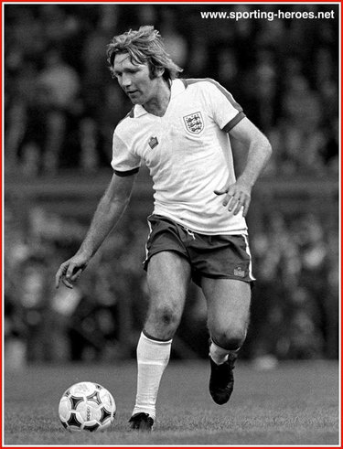 Tony Currie - England - English Caps 1972 - 1979
