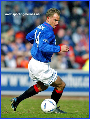 Ronald De Boer - Glasgow Rangers - Biography of his Glasgow Rangers Career.