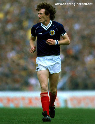 Allan Evans - Scotland - Scottish Caps 1982