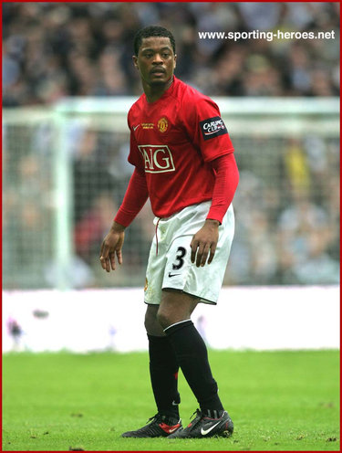 Patrice Evra - Manchester United - 2009 League Cup Cup Final (Winners)