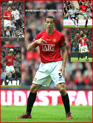 Rio Ferdinand - Manchester United - 2009 League Cup Cup Final (Winners)