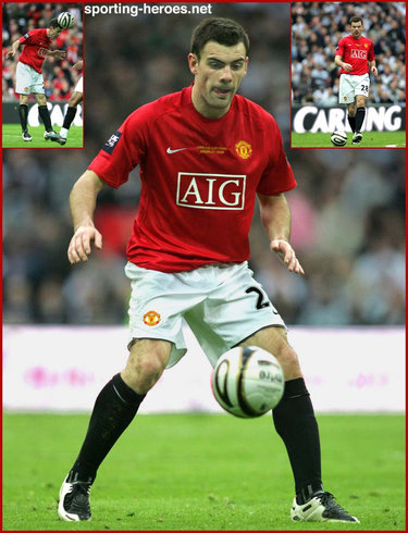 Darron Gibson - Manchester United - 2009 League Cup Cup Final (Winners)