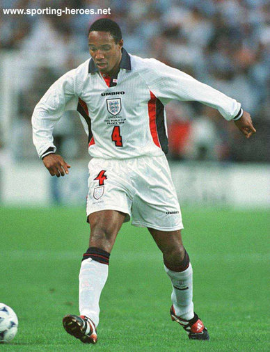 Paul Ince - England - English International football caps.