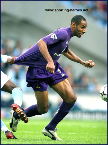 Frederic Kanoute - Tottenham Hotspur - Premiership Appearances