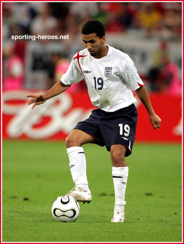 Aaron Lennon - England - International Caps.