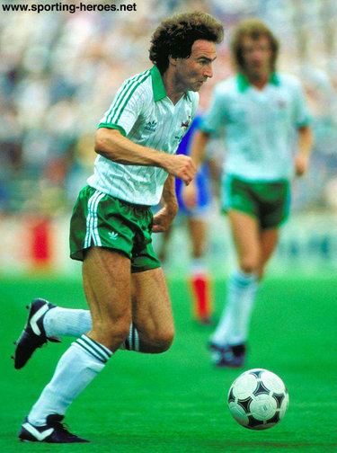 Martin O'Neill - Northern Ireland - International football caps for Northern Ireland.
