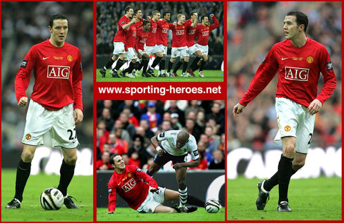 John O'Shea - Manchester United - 2009 League Cup Cup Final (Winners)