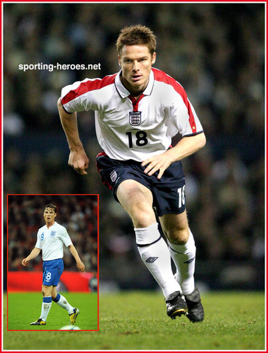 Scott Parker - England - English International Caps.