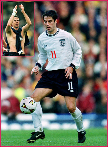 Jamie Redknapp - England - Biography of his England career 1995-1999