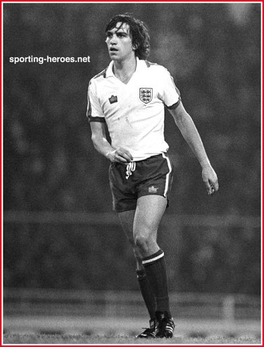 Kevin Reeves - England - Two games for England's football team.