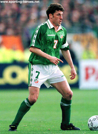 Andy Townsend - Ireland - International football matches for Ireland.