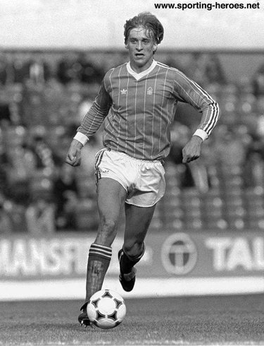 Einar Aas - Nottingham Forest - League appearances.