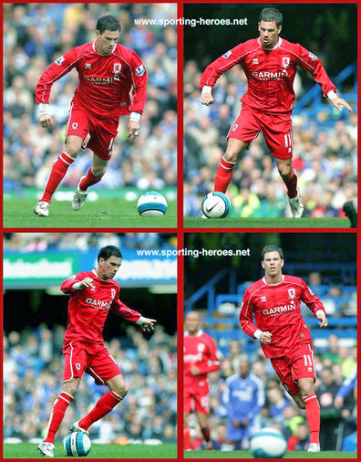Jeremie Aliadiere - Middlesbrough FC - League Appearances