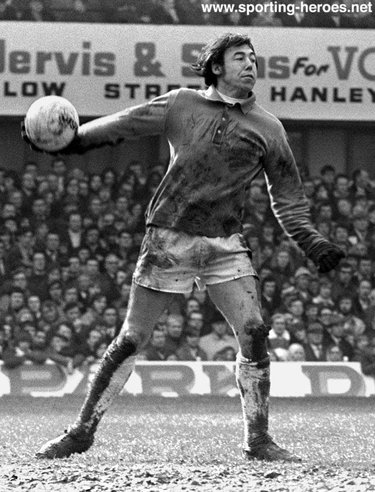 Gordon Banks - Stoke City FC - League appearances for The Potters.