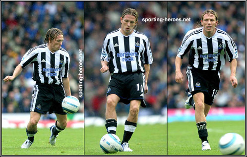 Craig Bellamy - Newcastle United - League appearances for The Magpies.