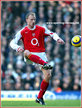 Dennis BERGKAMP - Arsenal FC - League appearances for The Gunners.