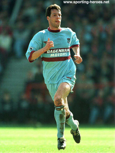 Jeroen Boere - West Ham United - League appearances for The Hammers.