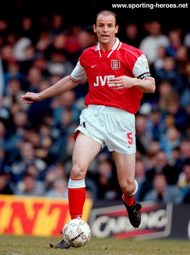 Steve Bould - Arsenal FC - League appearances for The Gunners.
