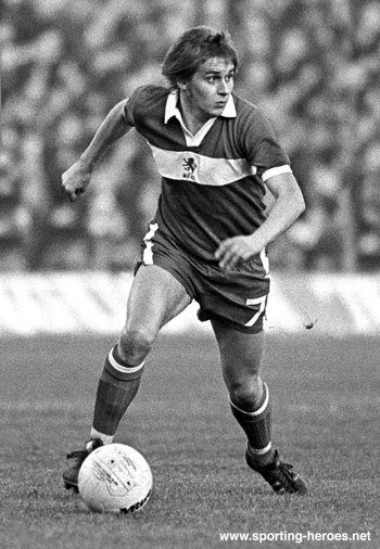 Peter Brine - Middlesbrough FC - League appearances.