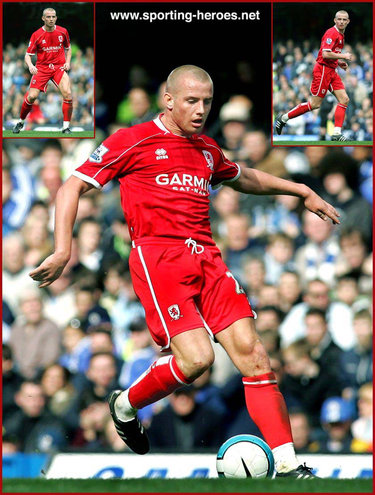 Lee Cattermole - Middlesbrough FC - League appearances.