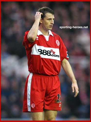 Colin Cooper - Middlesbrough FC - League Appearances for Boro.