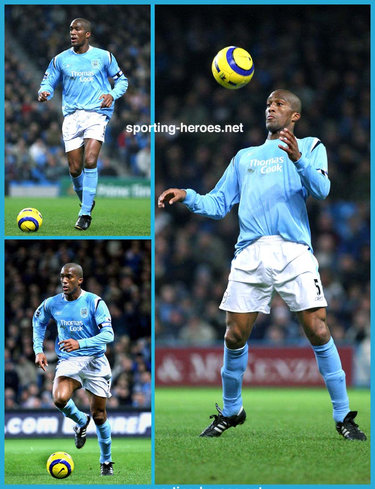 Sylvain Distin - Manchester City - Premiership Appearances for Man City.