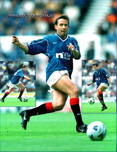 Billy Dodds - Glasgow Rangers - Scottish Premier Appearances