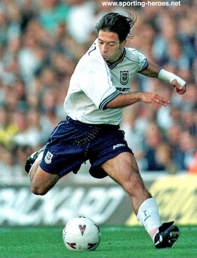 Jose Dominguez - Tottenham Hotspur - League appearances for Spurs.