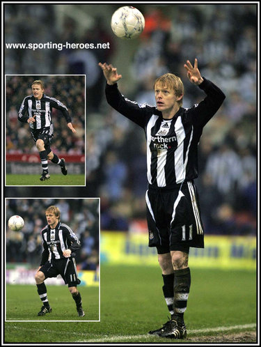 Damien Duff - Newcastle United - League Appearances