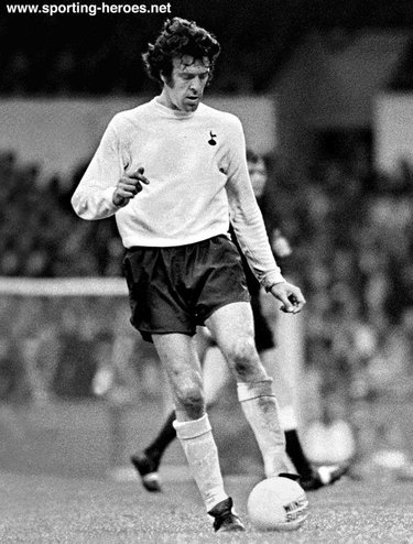 Mike England - Tottenham Hotspur - League appearances for Spurs.