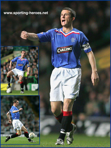 Barry Ferguson - Glasgow Rangers - Scottish League appearances.