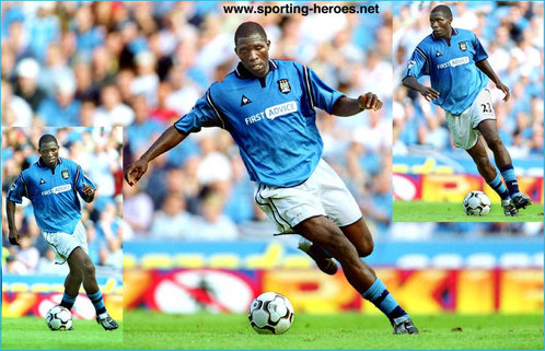 Marc-Vivien Foe - Manchester City - League Appearances for Man City.