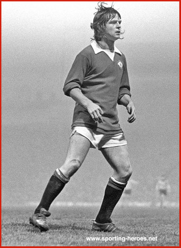 Alex Forsyth - Manchester United - League appearances for Man Utd.